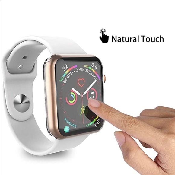 2 Pack Julk 40mm Case for Apple Watch Series 6/SE/5/4 40mm Screen Protector - Picture 2 of 7